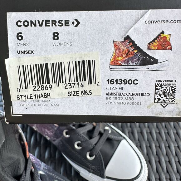 Converse DC x Chuck Taylor All Star High The Flash Men\'s Shoes 161390C Size 6 main image 13